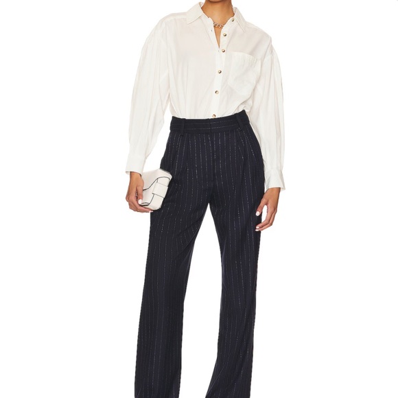 Free People We The Free Happy Hour White Button Top White Shirt XS - Picture 11 of 11